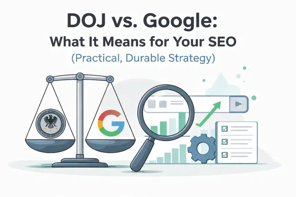 DOJ vs. Google: What It Means for Your SEO (Practical, Durable Strategy)