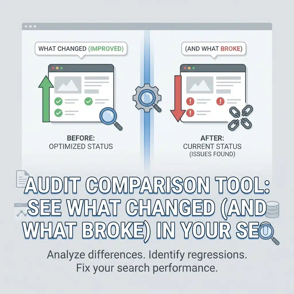 Audit Comparison Tool: See What Changed (and What Broke) in Your SEO