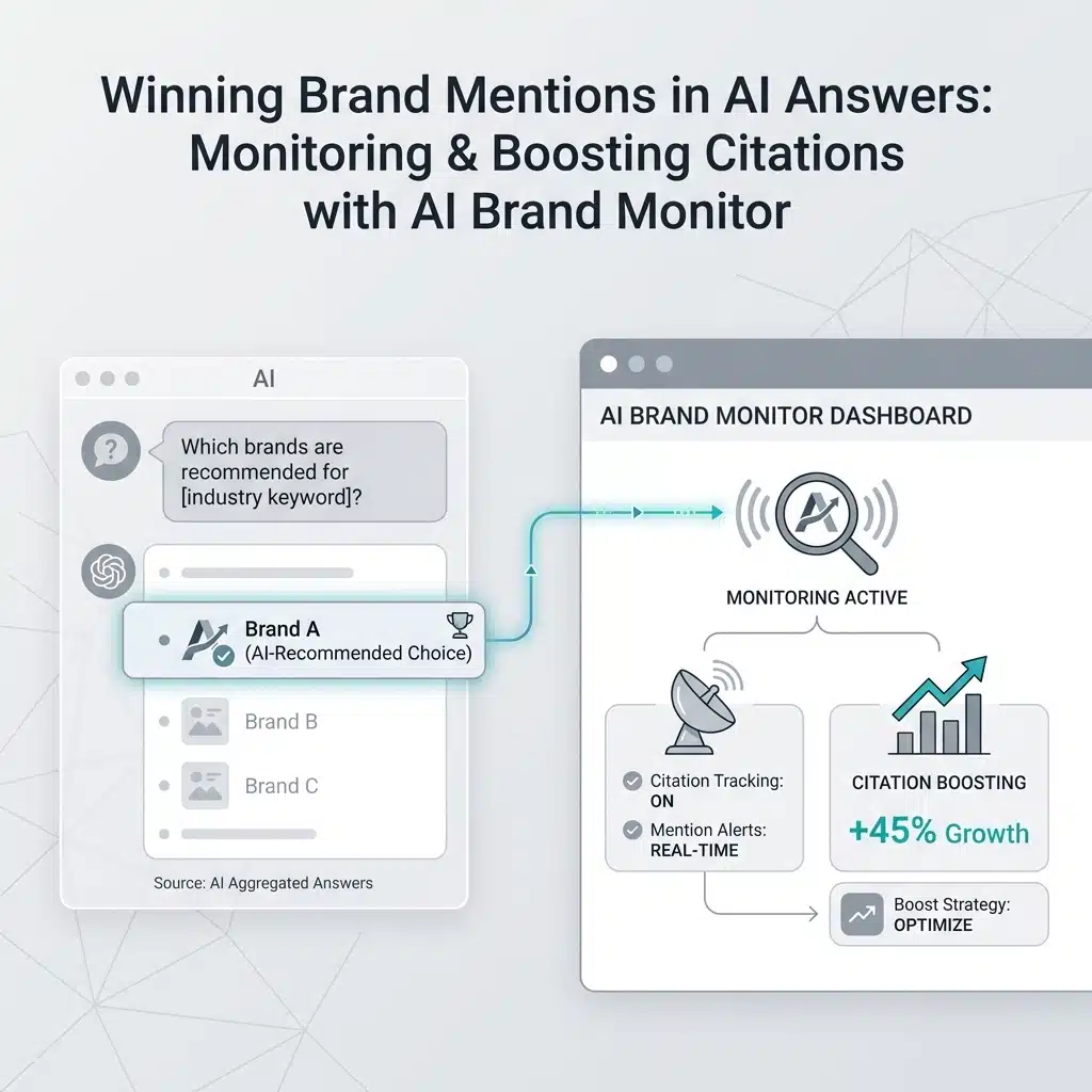 Winning Brand Mentions in AI Answers: Monitoring & Boosting Citations with AI Brand Monitor