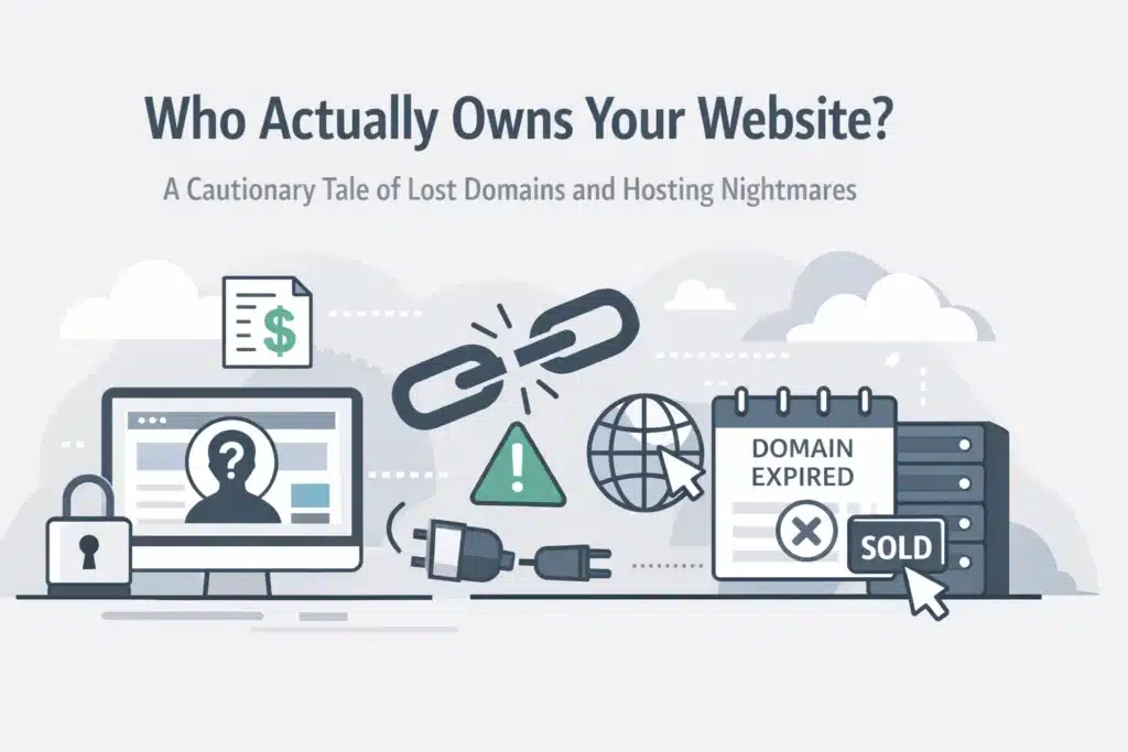 Who Actually Owns Your Website? A Cautionary Tale of Lost Domains and Hosting Nightmares