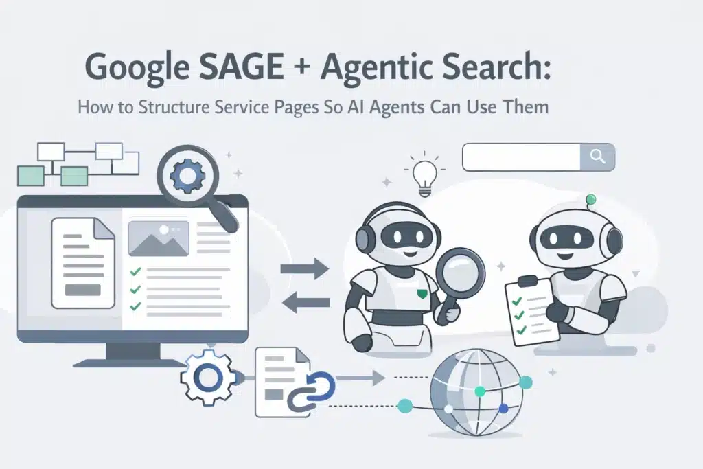 Google SAGE + Agentic Search: How to Structure Service Pages So AI Agents Can Use Them